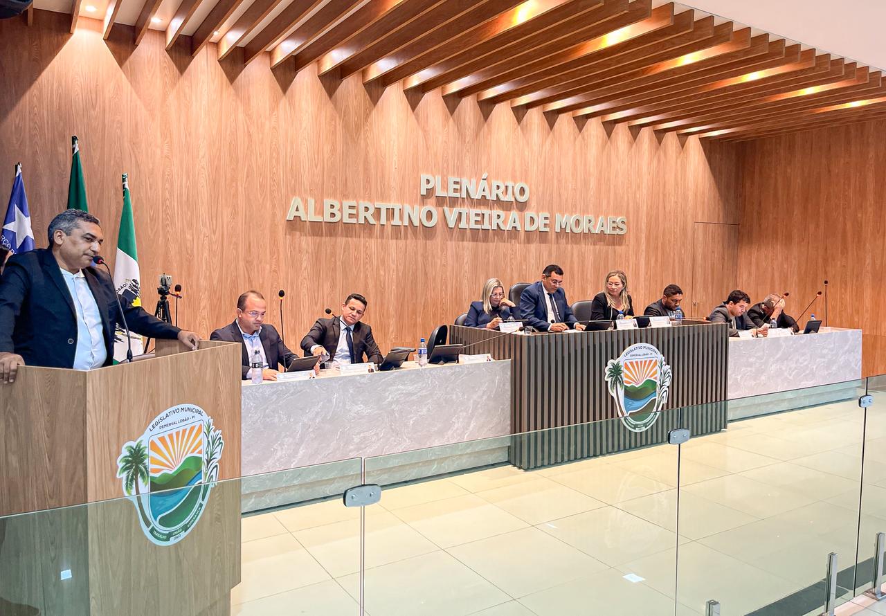 Câmara de Demerval Lobão realiza 24ª Sessão Ordinária com foco em segurança pública e infraestrutura urbana