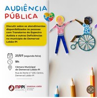 Câmara de Demerval Lobão sedia audiência pública sobre atendimentos a pessoas com TEA e outras deficiências
