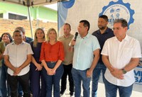 Vereadores participam da inauguração da Escola Municipal Professora Maria Guadalupe Feitosa em Demerval Lobão